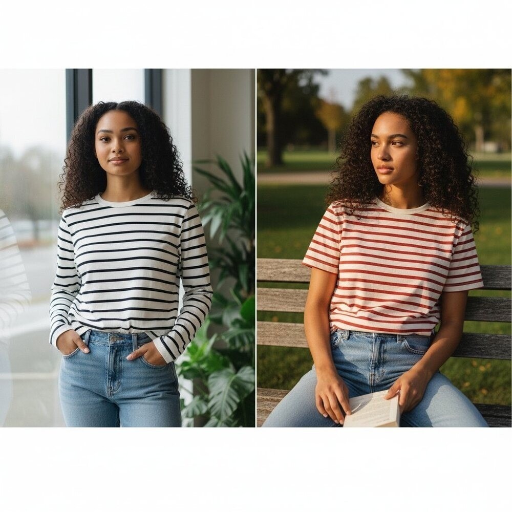 BUNDLED H&M Striped Tees - Picture 2 of 8